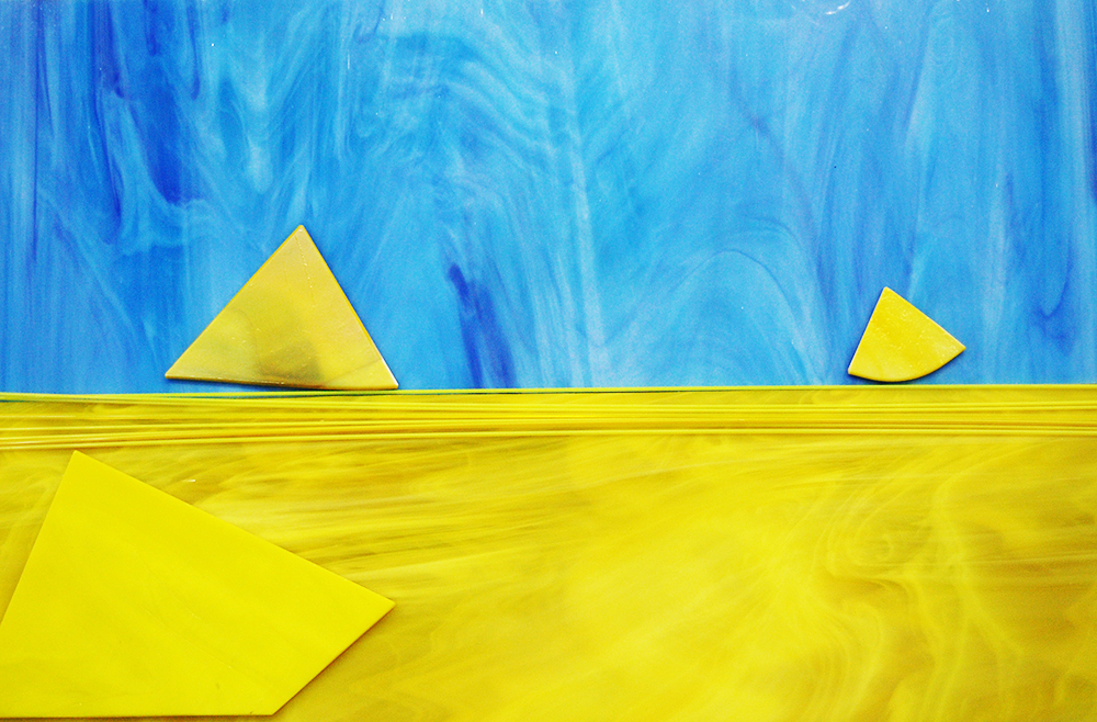 «Літо». 2007. Вітражне скло, склодріт